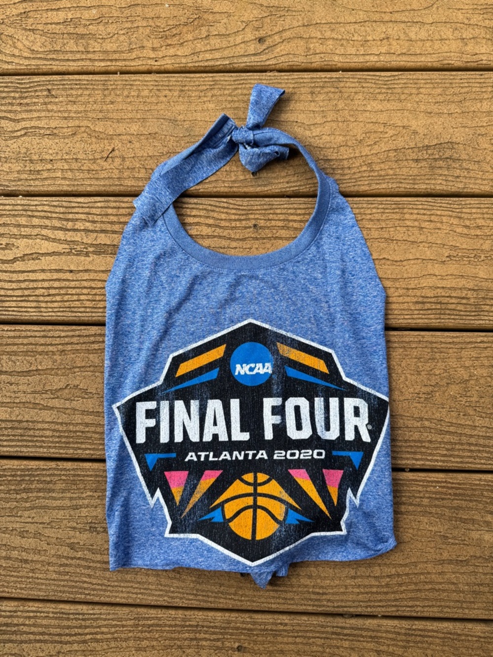 NCAA Blue Final Four Atlanta 2020 Tie-Halter Top
